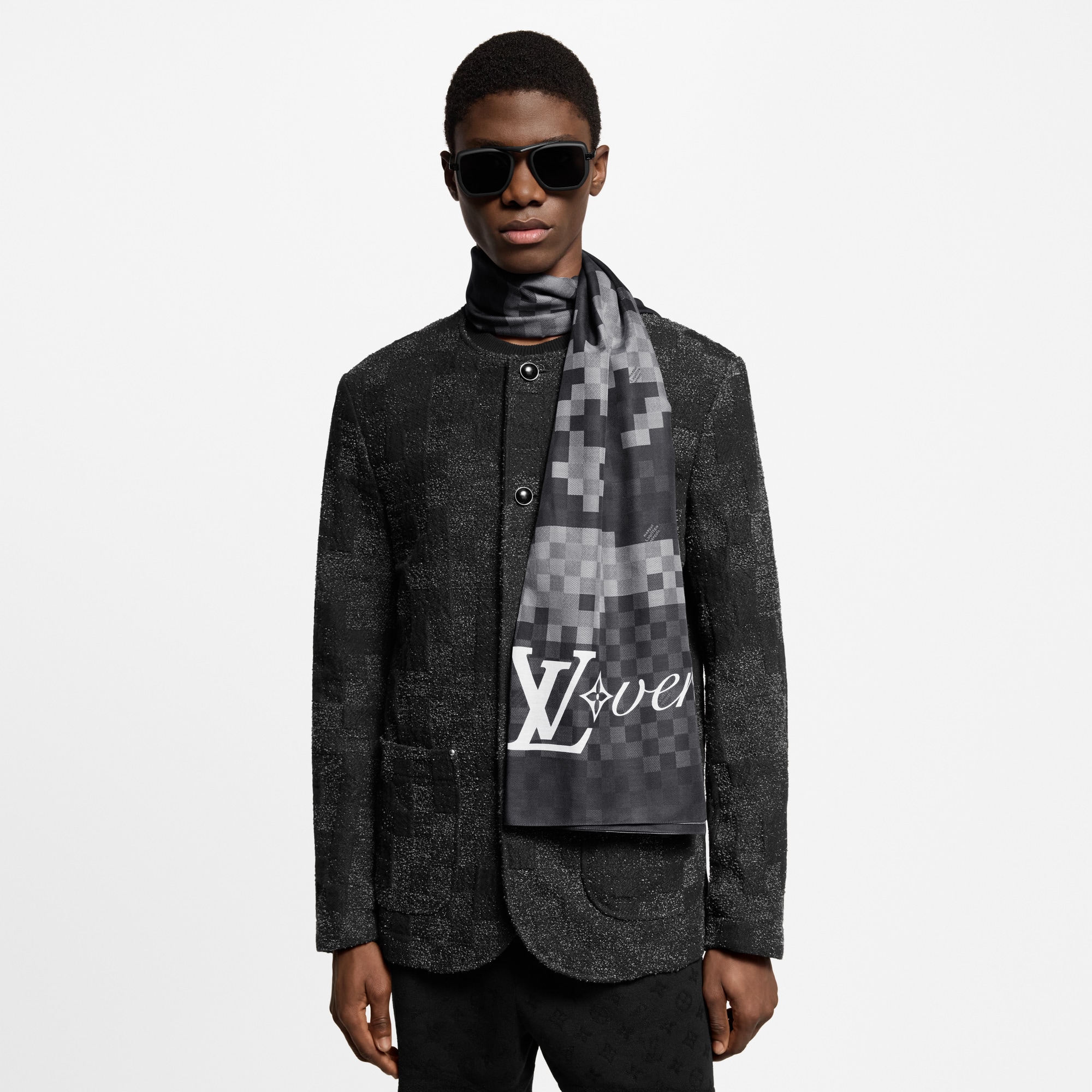 LOUIS VUITTON ビッグロゴストール Damoflage Stole S00 - Accessories | LOUIS VUITTON